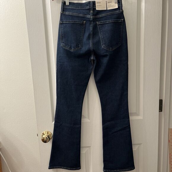 AGOLDE Nico Boot Jeans Women's 24 Song Blue Boot Cut Dark Wash - Picture 3 of 11